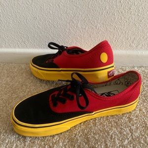 Women’s size 6 Disney Mickey Mouse Vans